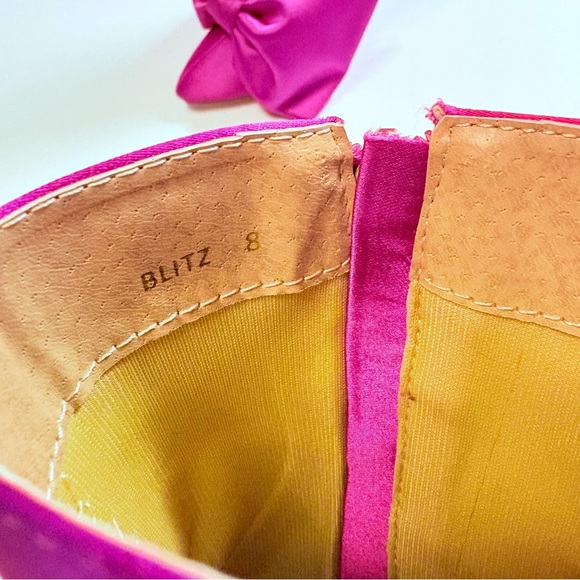 Azalea Wang Dolls Kill Need You All To Myself Stiletto Booties Blitz Pink Satin - Picture 13 of 15